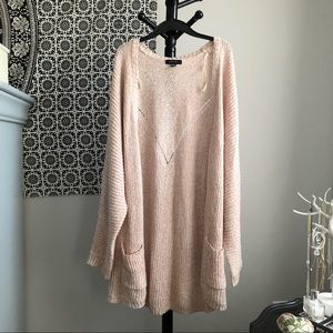 Baby Pink Knit Cardigan